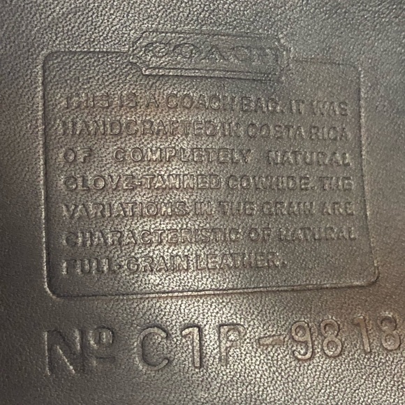 Coach 9818 Penelope black soft leather cross body bag - Picture 10 of 12